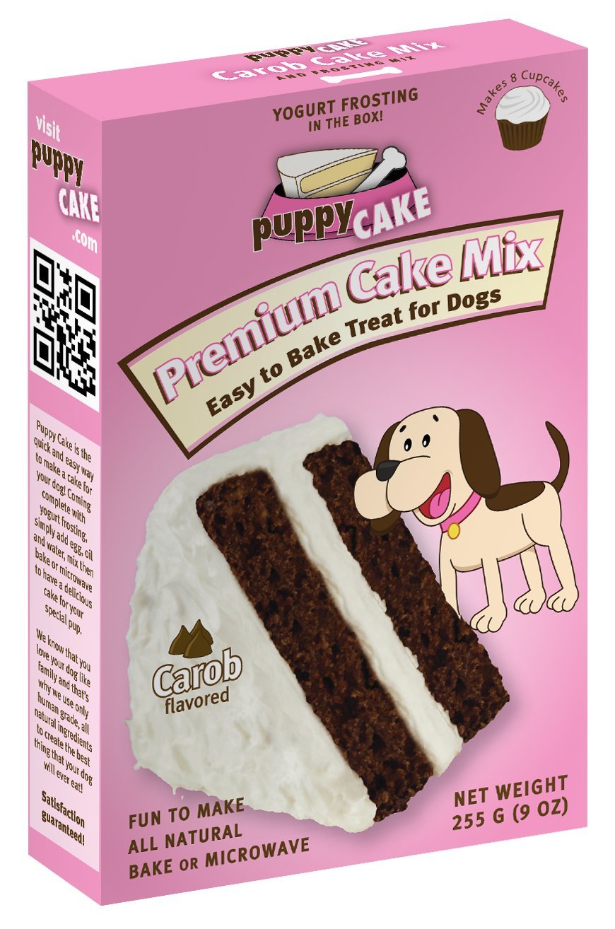 dog cake mix box